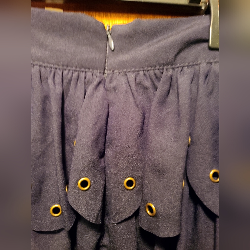 Alice Moon 🌙 ✨️ CUTE black new layered embellished skirt szM - Picture 2 of 6